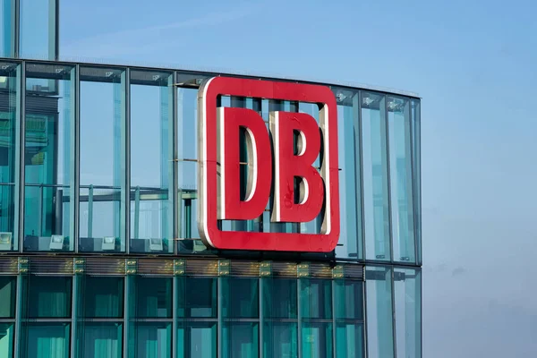 Logolu Modern Mavi cam iş bina mimarisi Db Be