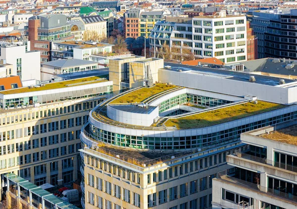 Luftaufnahme des Stadtbildes in der Innenstadt von Berlin — Stockfoto