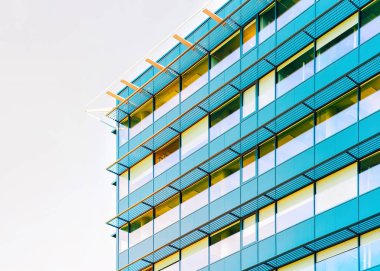 Modern ofis iş bölgesinde gökdelen Binası parçası