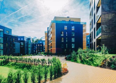 Mimari konut apartmanlar kompleksi