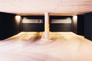 Konut çeyrek modern Avrupa garaj mimarisi