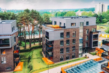 Avrupa Modern konut bina kompleksi