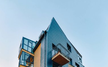 Yeni modern apartman mimarisi
