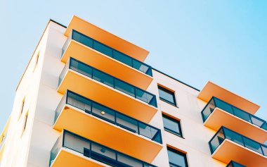 Konut daire ev cephe ve kopya alanı için boş bir yer