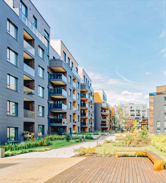 Banklar, konut Modern mimari kompleks