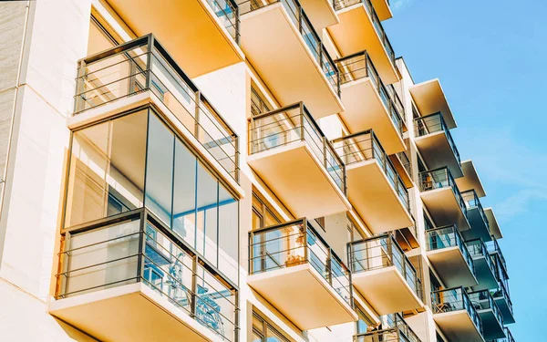 Modern ev konut bina kompleksi gayrimenkul