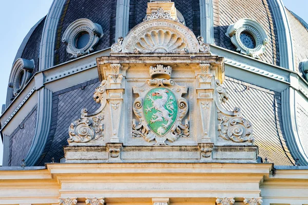 Fragmen dekorasi Rathaus di Graz — Stok Foto