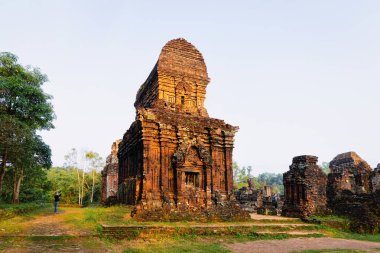Hoi An Vietnam yakınlarındaki Hindu Tapınağı ile Oğlum Sanctuary