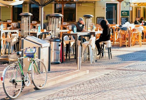 Bisiklet ve Turistler restoranlarDa Içme Yeme Ljubljana