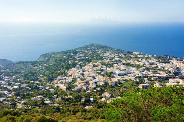 Napoli İtalya Capri Adası'nda Cityscape ve manzara — Stok fotoğraf