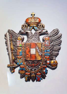 Kartal bronz heykel Salzburg olarak Avusturya arması