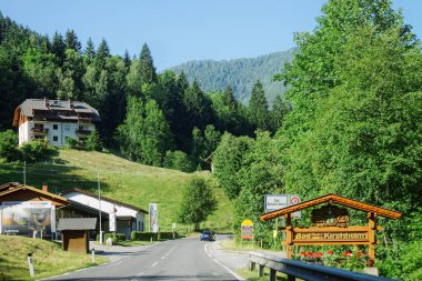 Carinthia 'da yol manzarası