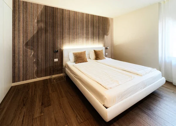 Bedroom interior with modern design furniture of hotel Italy