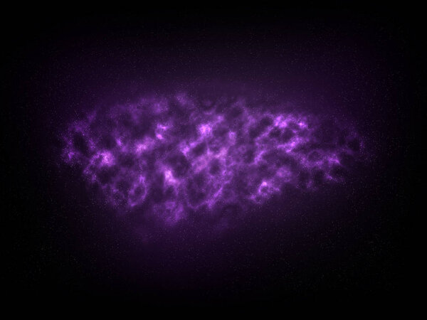 Starry Bright Purple Nebula