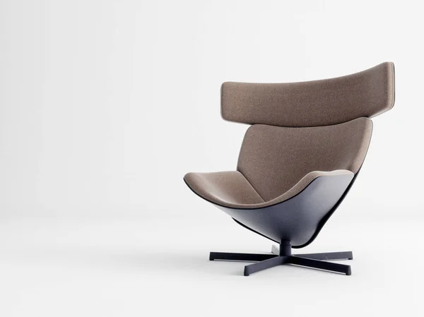 Almora Židle Izolované Bílém Vhodné Pro Interiér Nábytek Prezentace — Stock fotografie