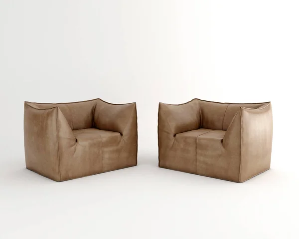 Bambole Armchiar Interior Furniture Presentaiton Design — Stock Photo, Image