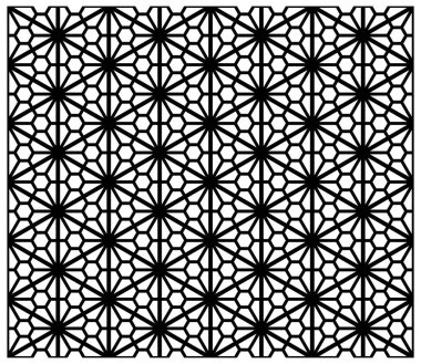 Sorunsuz geleneksel Japon Kumiko süsleme