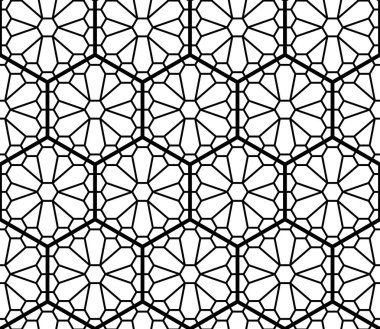 Sorunsuz soyut model Kumiko süsleme üzerinde tabanlı