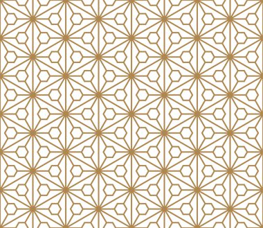 Seamless modeli Japon süs Kumiko dayalı