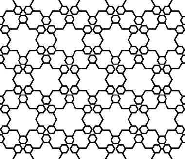Dikişsiz basit geometrik desen