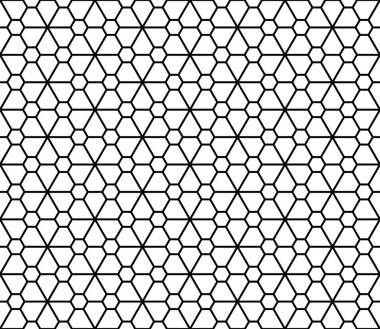 Seamless simple geometric pattern clipart