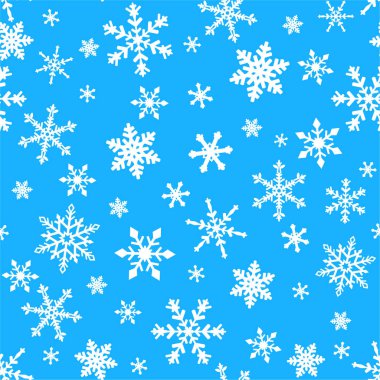 Kusursuz Vektör Kar Taneleri