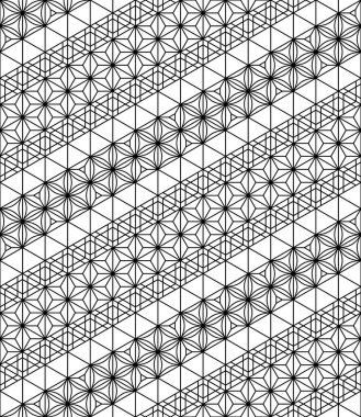 Sorunsuz geleneksel Japon Kumiko süsleme