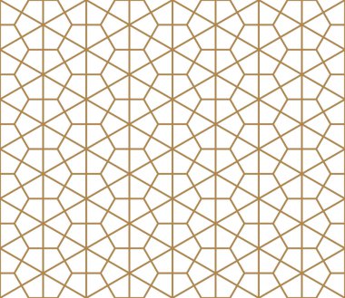 Seamless modeli Japon süs Kumiko dayalı