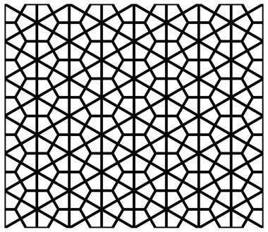 Sorunsuz Japon arka planı ve desen siyah siluet