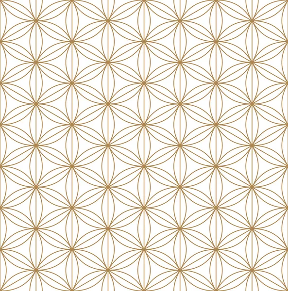 Sorunsuz geleneksel Japon Kumiko.Golden renkli çizgiler süsleme.