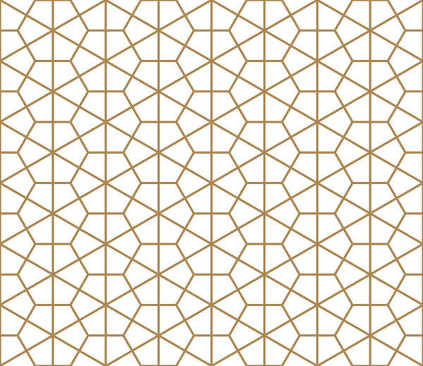 Seamless pattern based on Japanese ornament Kumiko