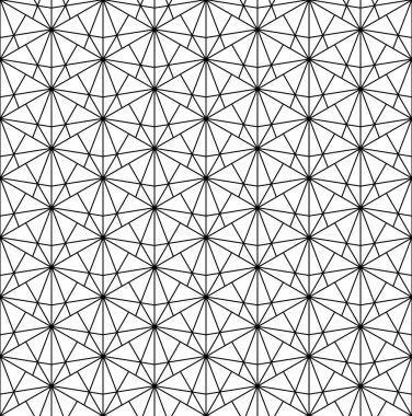 Seamless modeli Japon süs Kumiko dayalı