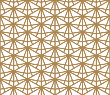 Seamless modeli Japon süs Kumiko dayalı