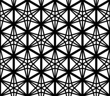 Seamles temel geometrik süsleme kumiko