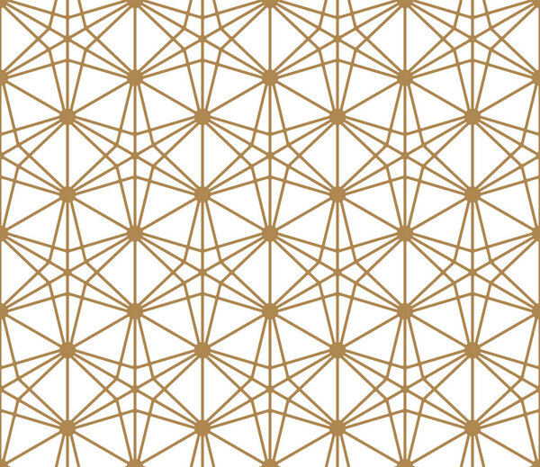 Seamless pattern based on Japanese ornament Kumiko