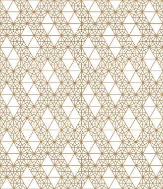 Seamless modeli Japon süs Kumiko dayalı