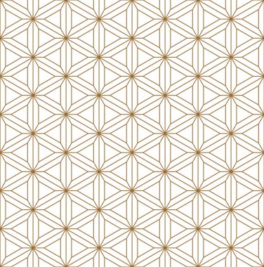 Kesintisiz geometrik model Japon süs Kumiko tabanlı