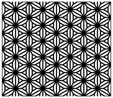 Sorunsuz geleneksel Japon Kumiko süsleme