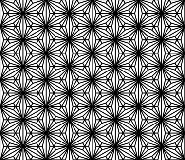 Sorunsuz geleneksel Japon Kumiko süsleme