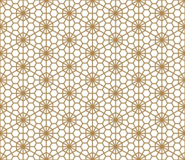 Seamless modeli Japon süs Kumiko dayalı