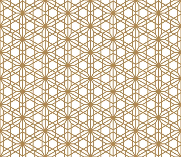 Nahtloses Muster nach japanischem Ornament kumiko — Stockvektor
