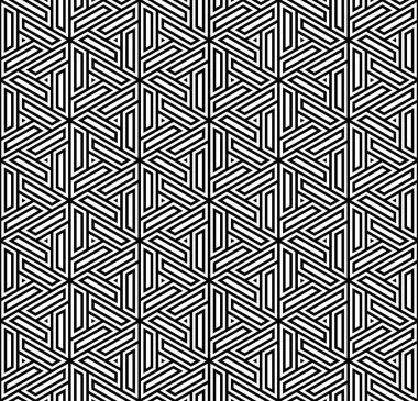 Seamless modeli Japon süs Kumiko dayalı