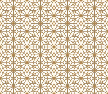 Seamless modeli Japon süs Kumiko dayalı