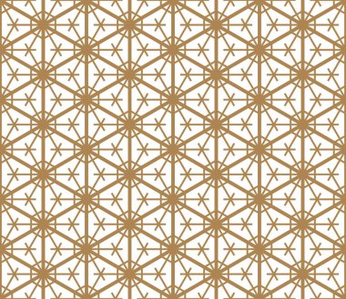 Seamless modeli Japon süs Kumiko dayalı