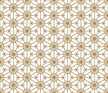 Seamless modeli Japon süs Kumiko dayalı