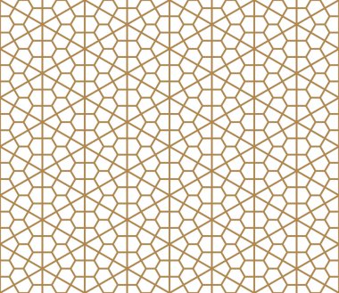 Seamless modeli Japon süs Kumiko dayalı