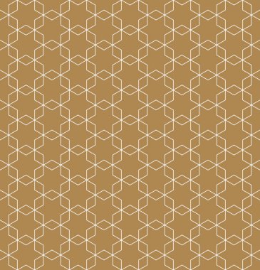 Sorunsuz geleneksel Japon Kumiko.Golden renkli çizgiler süsleme.