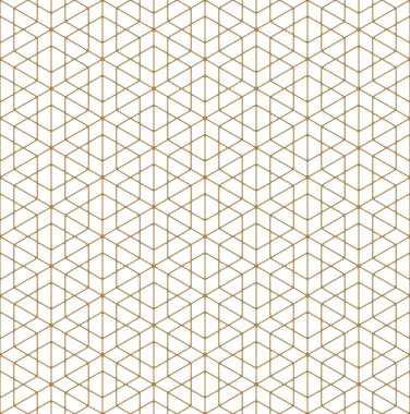 Sorunsuz geleneksel Japon Kumiko.Golden renkli çizgiler süsleme.