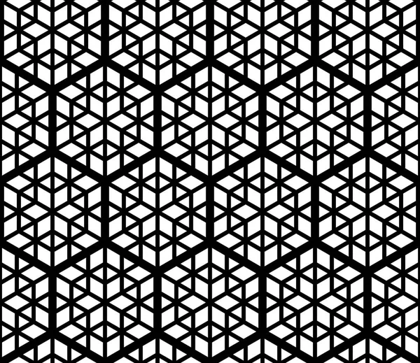 Seamles ornament geometric pe bază de kumiko — Vector de stoc