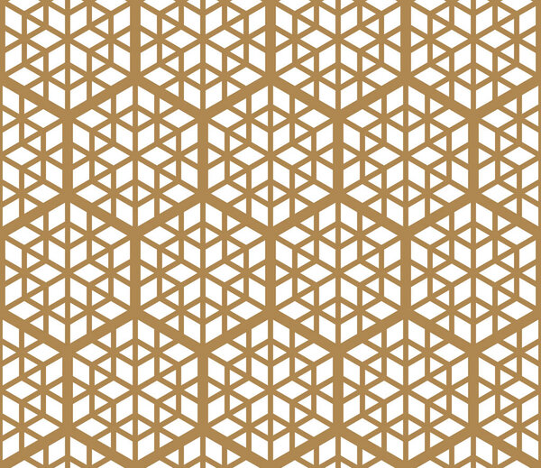 Seamless pattern based on Japanese ornament Kumiko